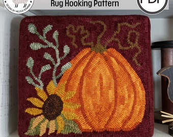 Autumn Harvest PDF/Digital Rug Hooking Pattern