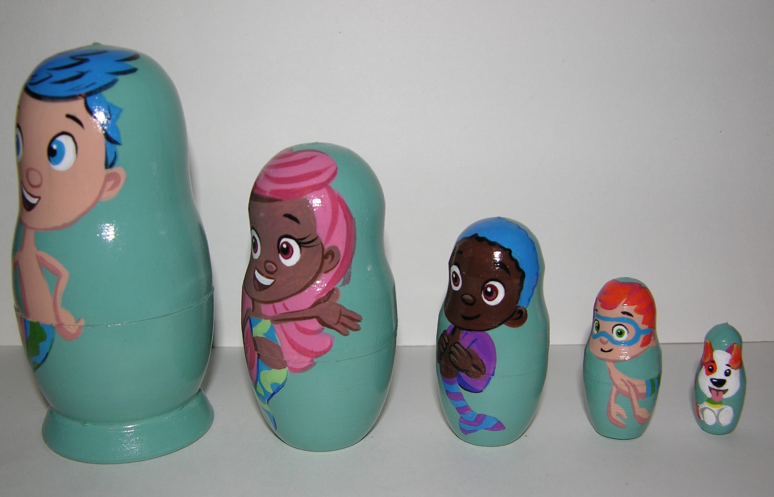 Bubble Guppies Nesting Doll Etsy