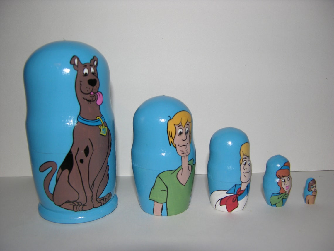 Scoobydoo Nesting Doll Etsy Australia