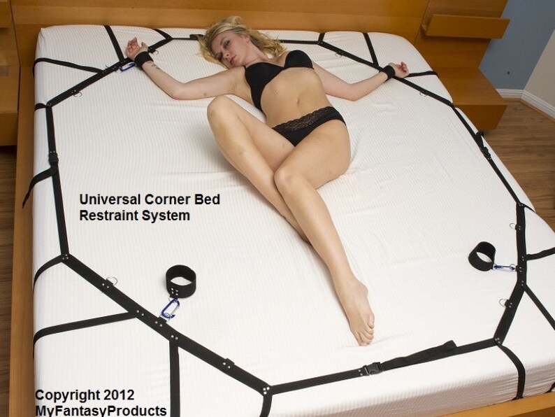 Набор для бондажа Pipedream Ultimate Bed Restraint System, черный 2191-23 PD - PipeDream - Наборы для фиксации - Купить