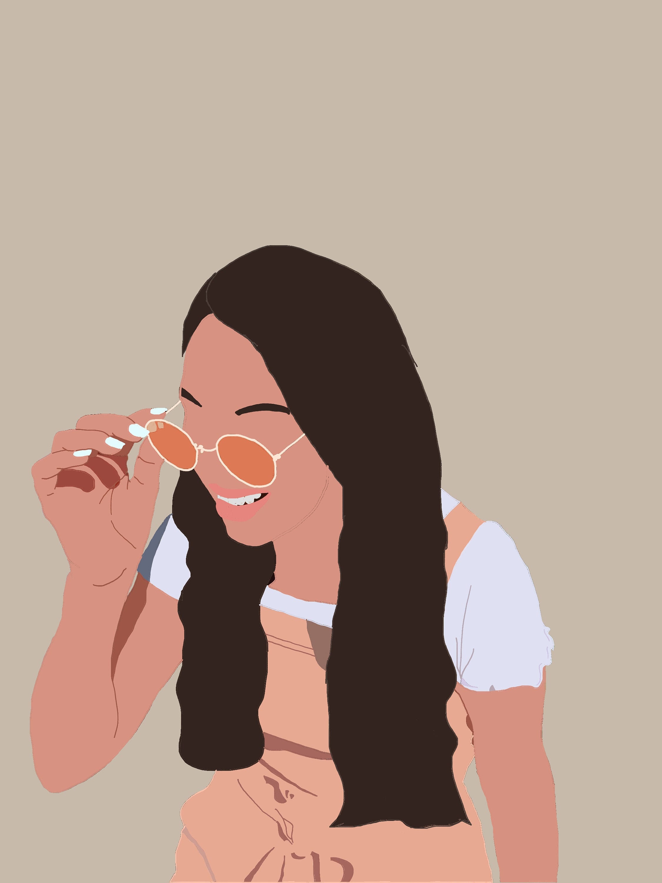 Simple Custom Digital Drawing Digital Download Etsy