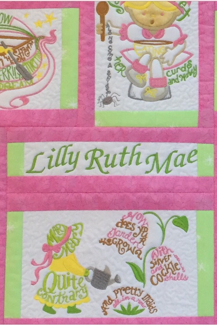Nursery Rhyme Quilt Etsy