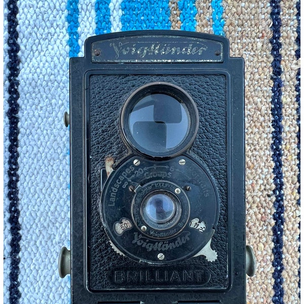 VOIGTLANDER BRILLANT 1932 6x6 Film Camera - Free Shipping!