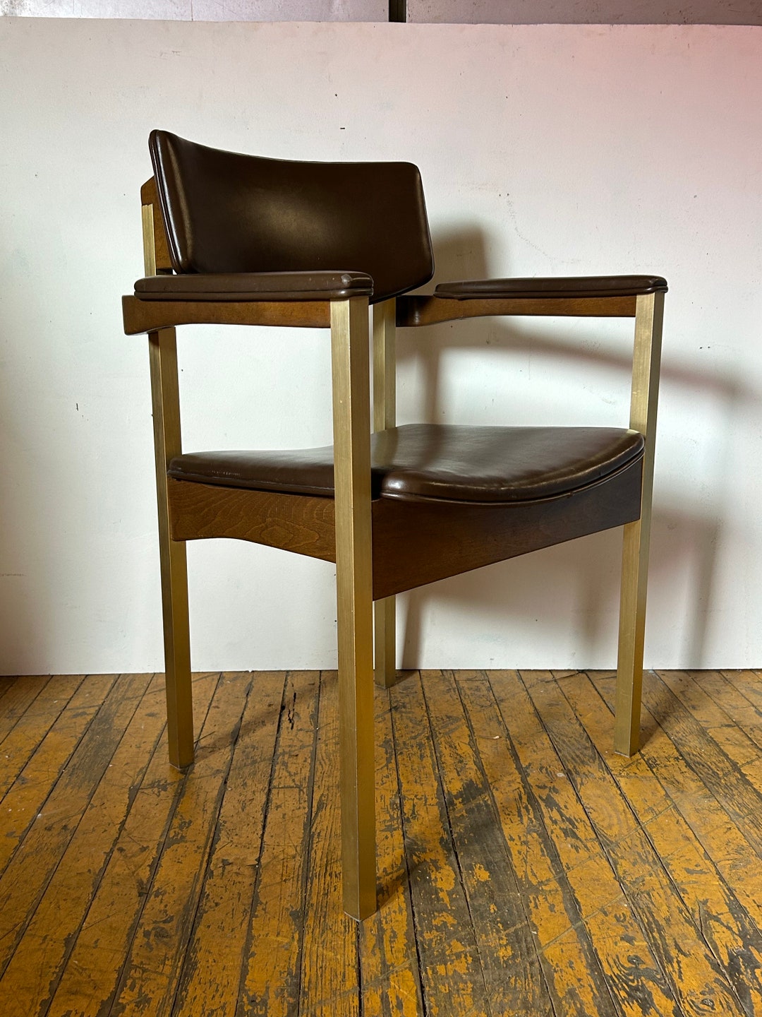 Vintage Mid Mod Lounge Chair by Thonet - Etsy