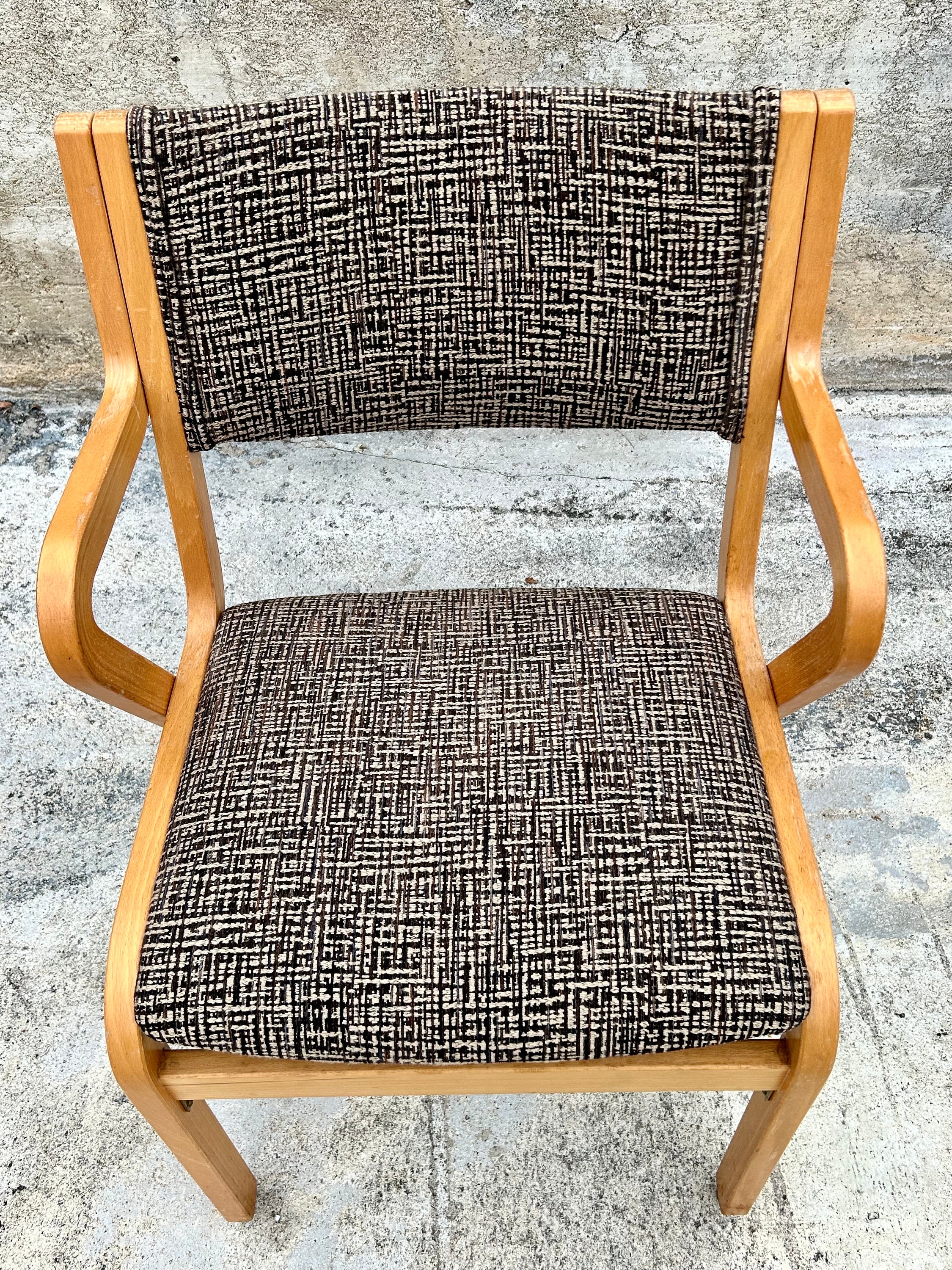 Vintage Bentwood Arm Chair by Shelby Williams - Etsy