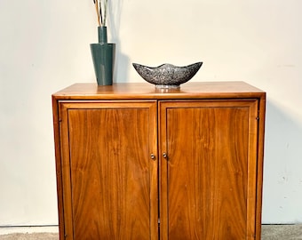 Vintage Walnut Door Cabinet by Drexel  (See shipping info in the description)