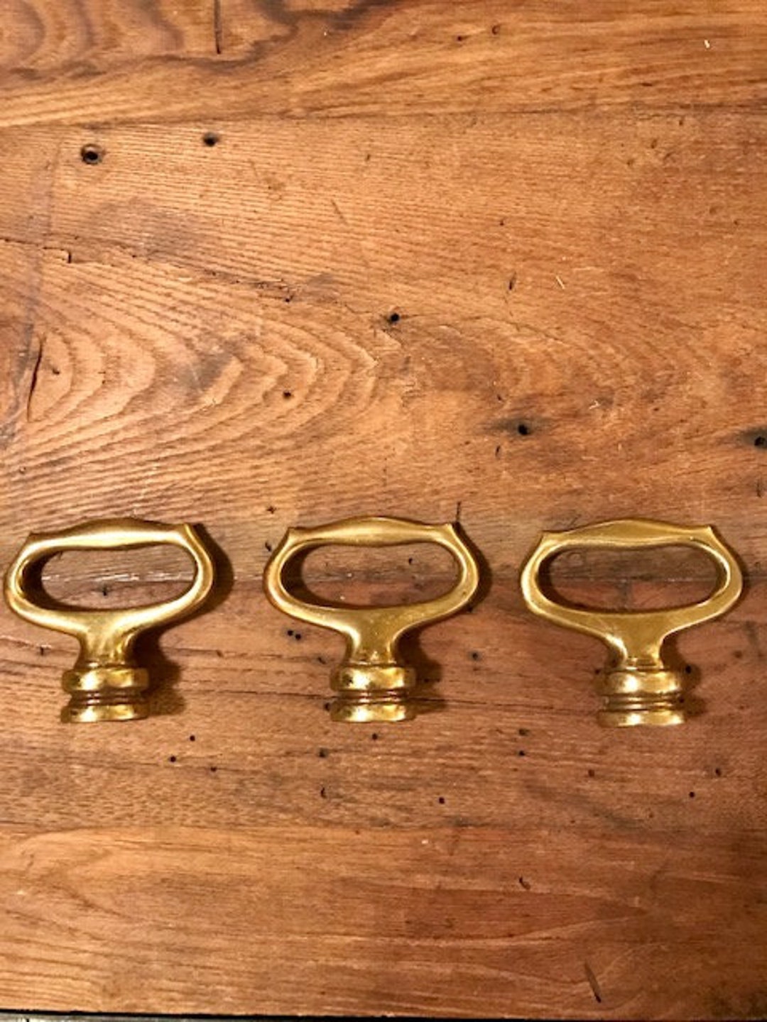 Vintage Solid Brass Decorative Handles Etsy