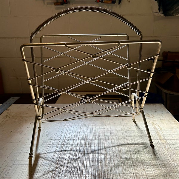 Chrome Magazine Holder - Etsy