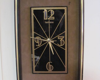 Vintage Deco Style Verichron Wall Clock