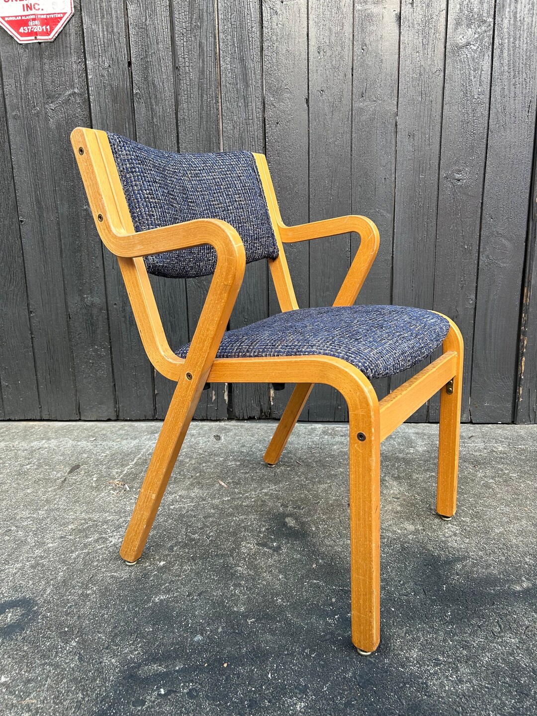 Vintage Bentwood Arm Chair by Shelby Williams - Etsy