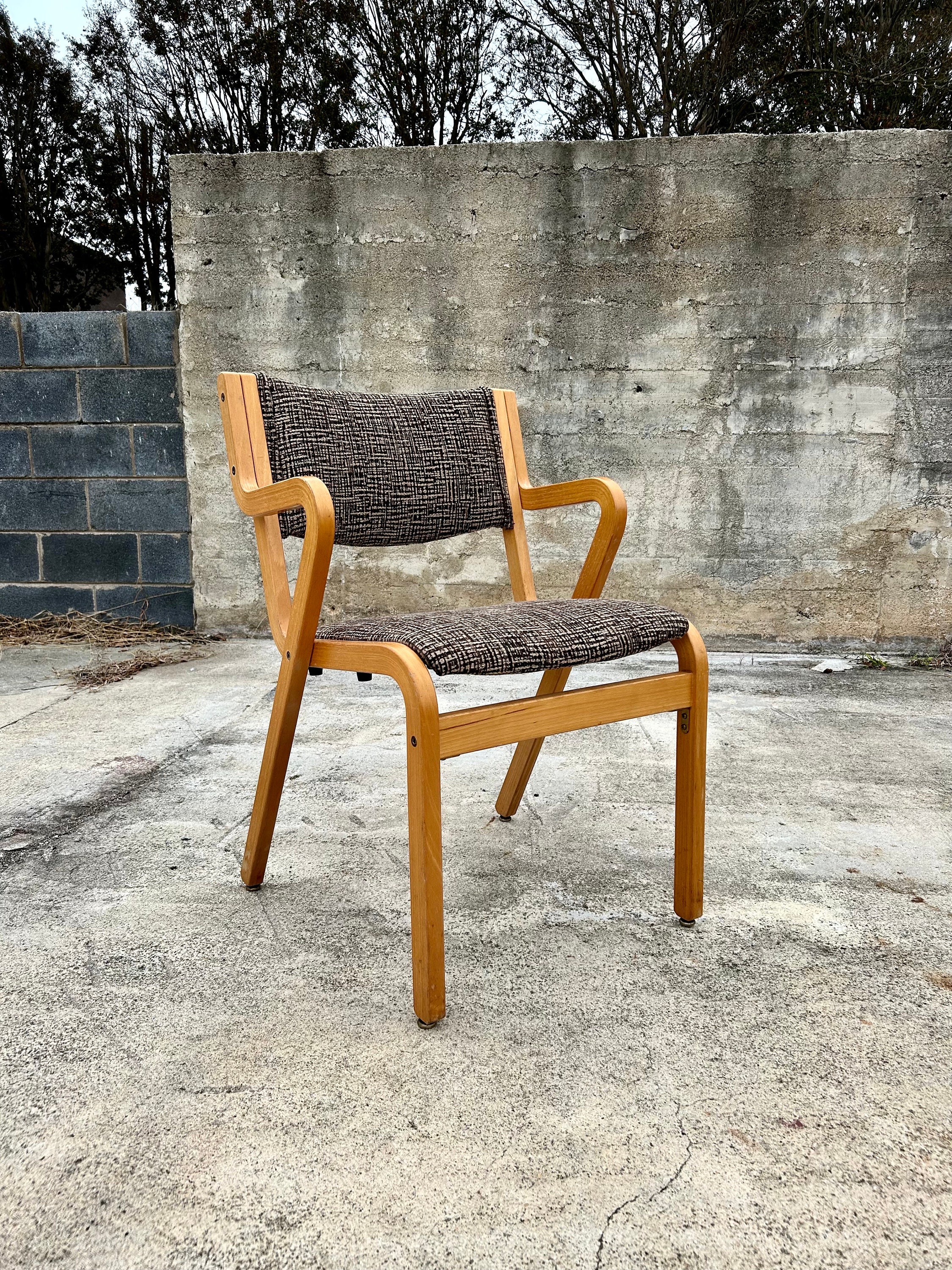 Vintage Bentwood Arm Chair by Shelby Williams - Etsy