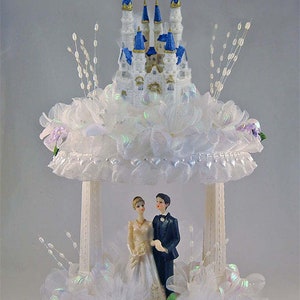 Fairytale Castle Wedding Cake Topper | Fairytale | Fantasy Castle Cake topper | Customized | Personalized