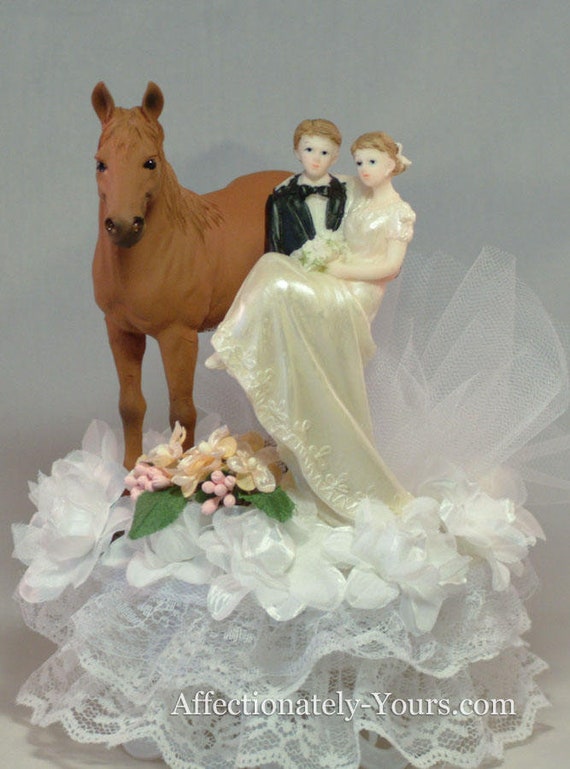 Horse Cowgirl Bride Cowboy Groom Country Western Wedding Etsy