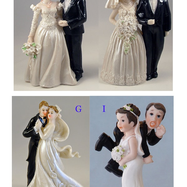 Customized Bride and Groom | Personalized Bride Groom Wedding Figurine | Funny Comical Bride Groom Wedding Figurine