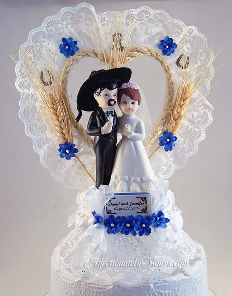Customized Hillbilly Bride Redneck Groom Cowboy Wedding Etsy