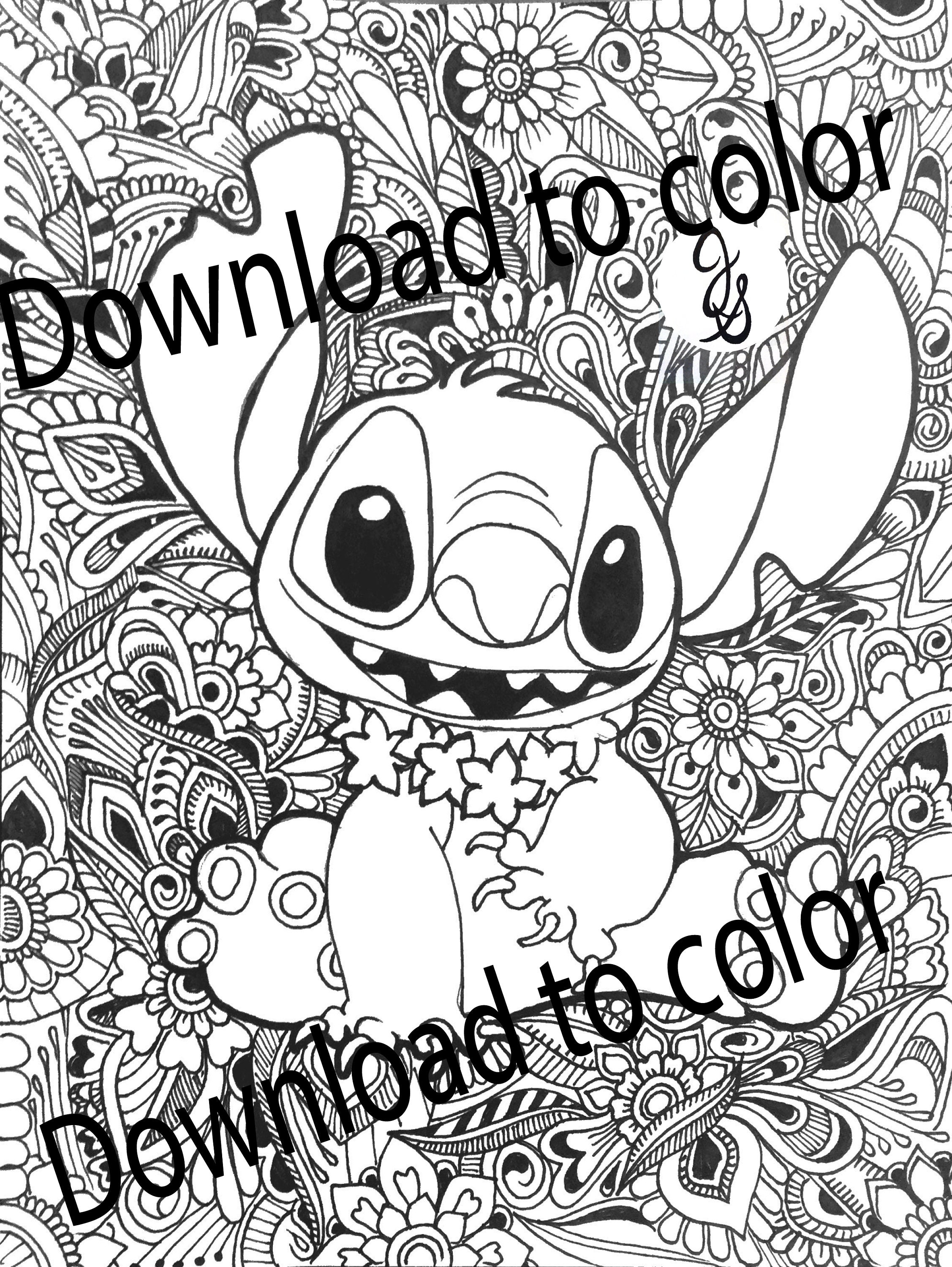 Lilo&Stitch Coloring Book : Great Coloring Book For Kids And Adults  (Paperback)