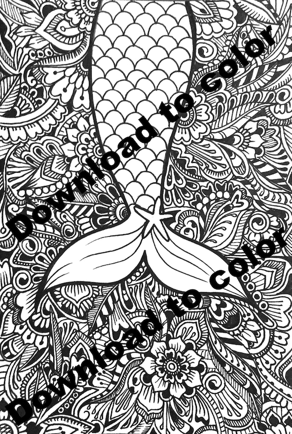 mermaid-tail-coloring-page-etsy