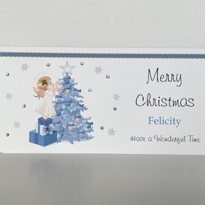Weihnachtsgeld / -geschenk-Brieftasche-personalisierte besonders angefertigte mit irgendeinen Namen oder Namen Ihrer Wahl