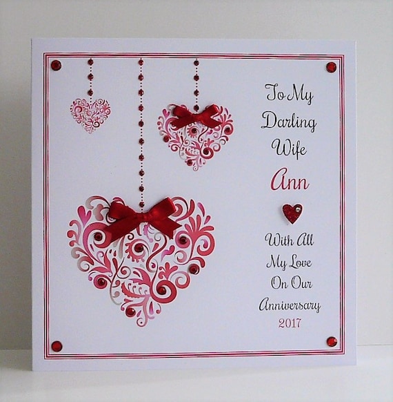 any names Large 8/"x8/" Personalised Christmas Card Mum /& Dad,Nana /& Grandad etc