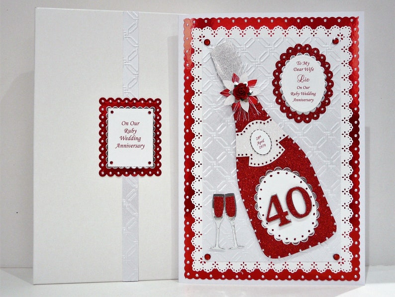 husband ruby wedding anniversary