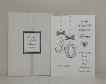 FALOGI Biglietto di auguri per il 35° anniversario di matrimonio, regalo per lui marito, biglietto di auguri per il 35° anniversario di matrimonio, biglietto con incisione in metallo