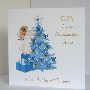 Weihnachtskarte für Enkelin/Tochter/Nichte etc personalisiert