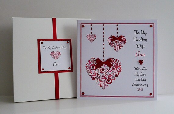 any names Large 8/"x8/" Personalised Christmas Card Mum /& Dad,Nana /& Grandad etc