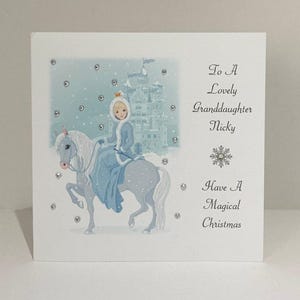 Weihnachtskarte für Enkelin/Tochter/Nichte etc personalisiert