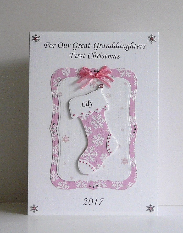Baby's first christmas card deals