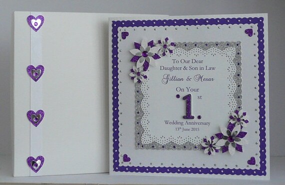 1st anniversary gift for daughter and son in law