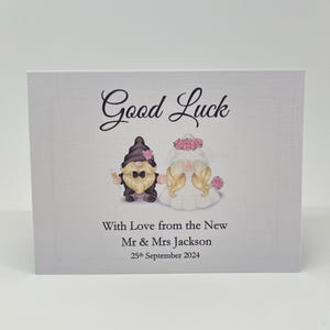 Porta biglietti da grattare/lotteria per matrimonio, bomboniera personalizzata a tema gnomo
