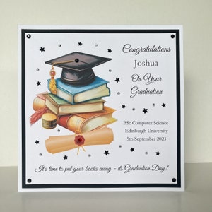 Carte de Graduation Personnalisée Grand Format 21 x 21