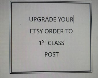 Upgrade to 1st Class Large Letter Postage