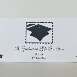 Abschluss Geld / Gutschein / Geschenk Brieftasche Personalisiert
