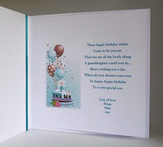 Birthday Card For Sister Wife Mum Daughter Friend 8x8 Inch Etsy