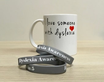 Dyslexia Awareness Bracelet Wristband (Bulk Order - Set of 100)