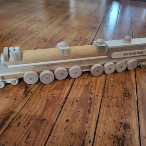 4014 Big Boy Wood Train - Personalized