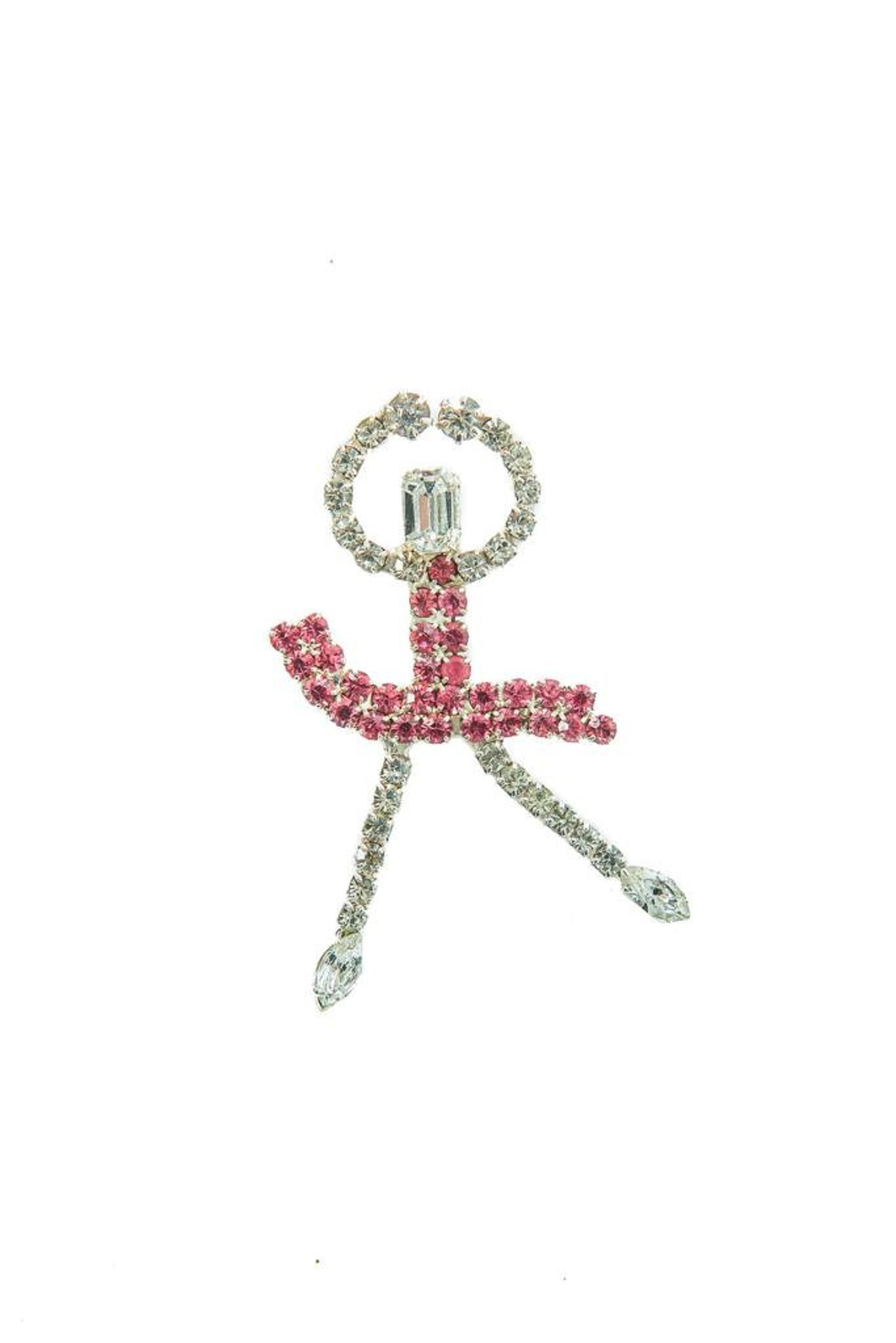 dancer dance ballerina crystal rhinestone pin by lizatards- ballet-ballerina