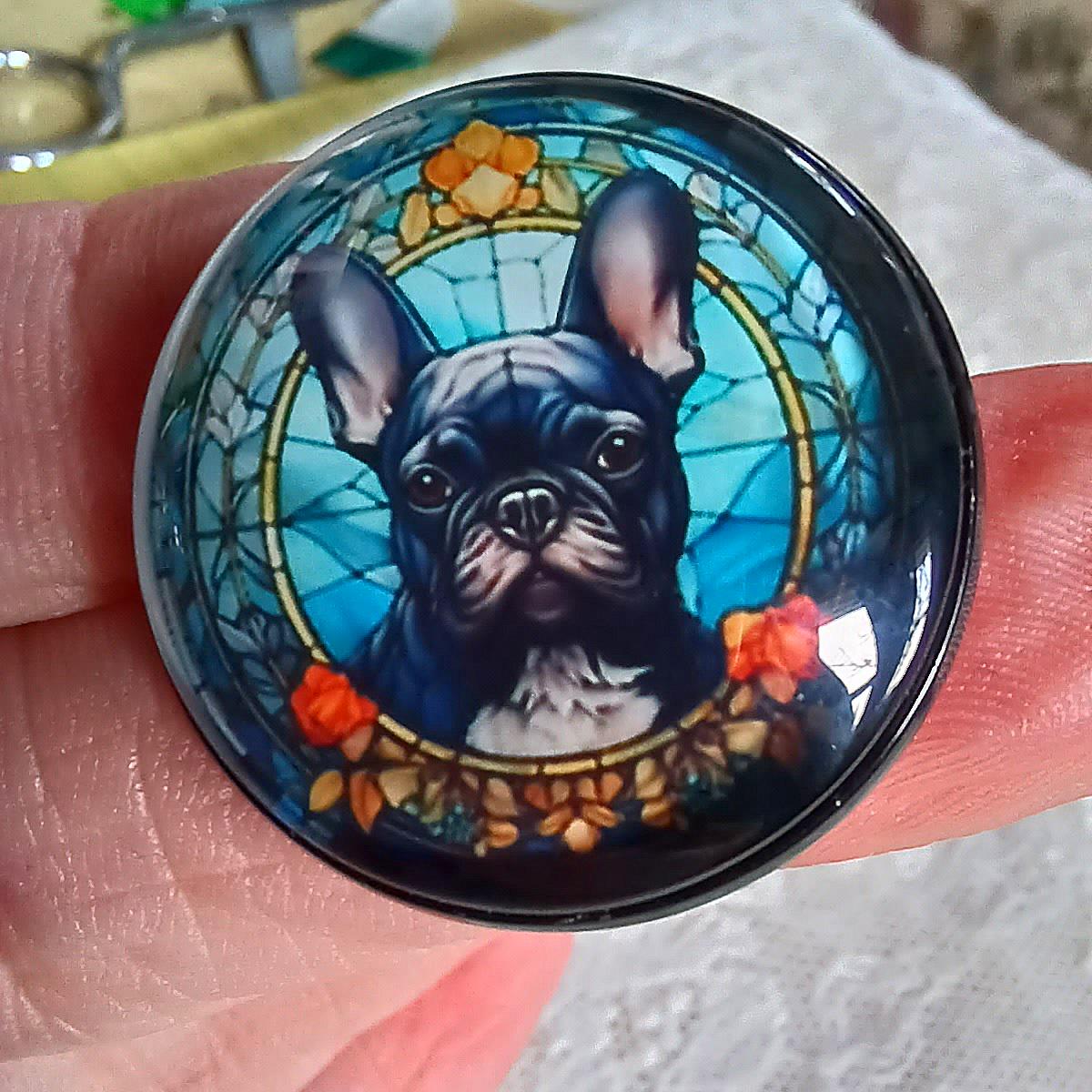 ネッカチーフ/ブルドッグ Bulldog Buttons Sewing - Etsy