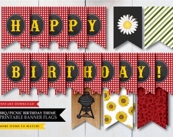 Barbecue Banner Etsy