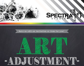 CUSTOM 'Art Adjustment' Order *Digital Artwork Change For Printables* Custom Artwork Edit / SpectraArt Studios / Custom Art Order / ADD-ON