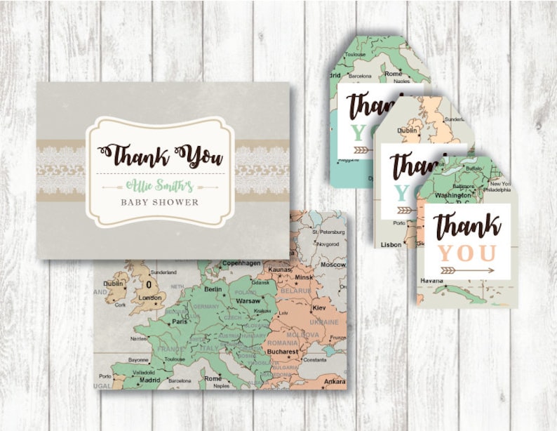 Travel 'great Adventure' Theme printable Baby Shower - Etsy