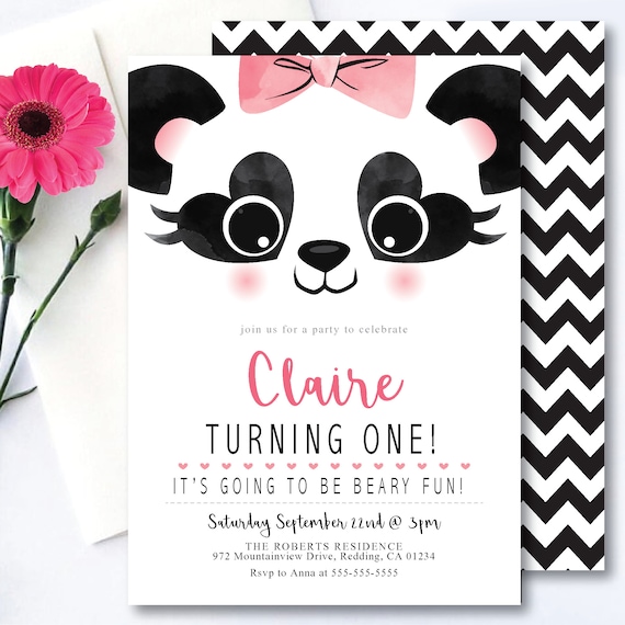 Carte D'anniversaire Unisexe - Panda Party - Carte D'anniversaire Pour 8 Ans - 145 Mm X 145