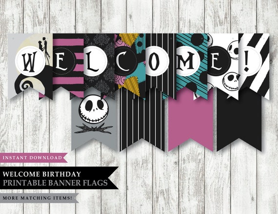 Nightmare Before Christmas Skellington Love Theme Etsy