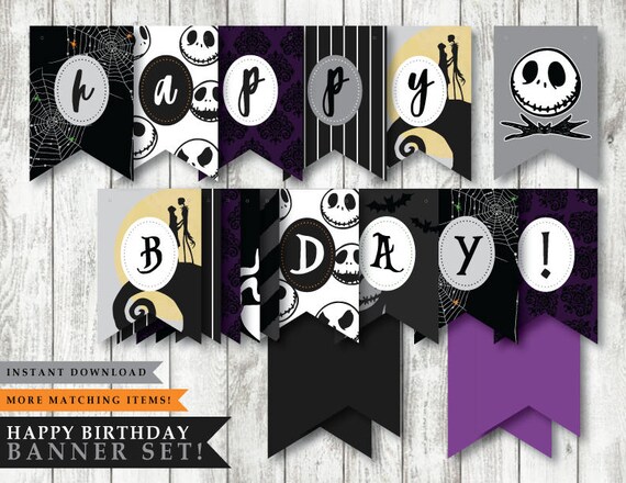 Nightmare Before Christmas Halloween Town Theme Etsy