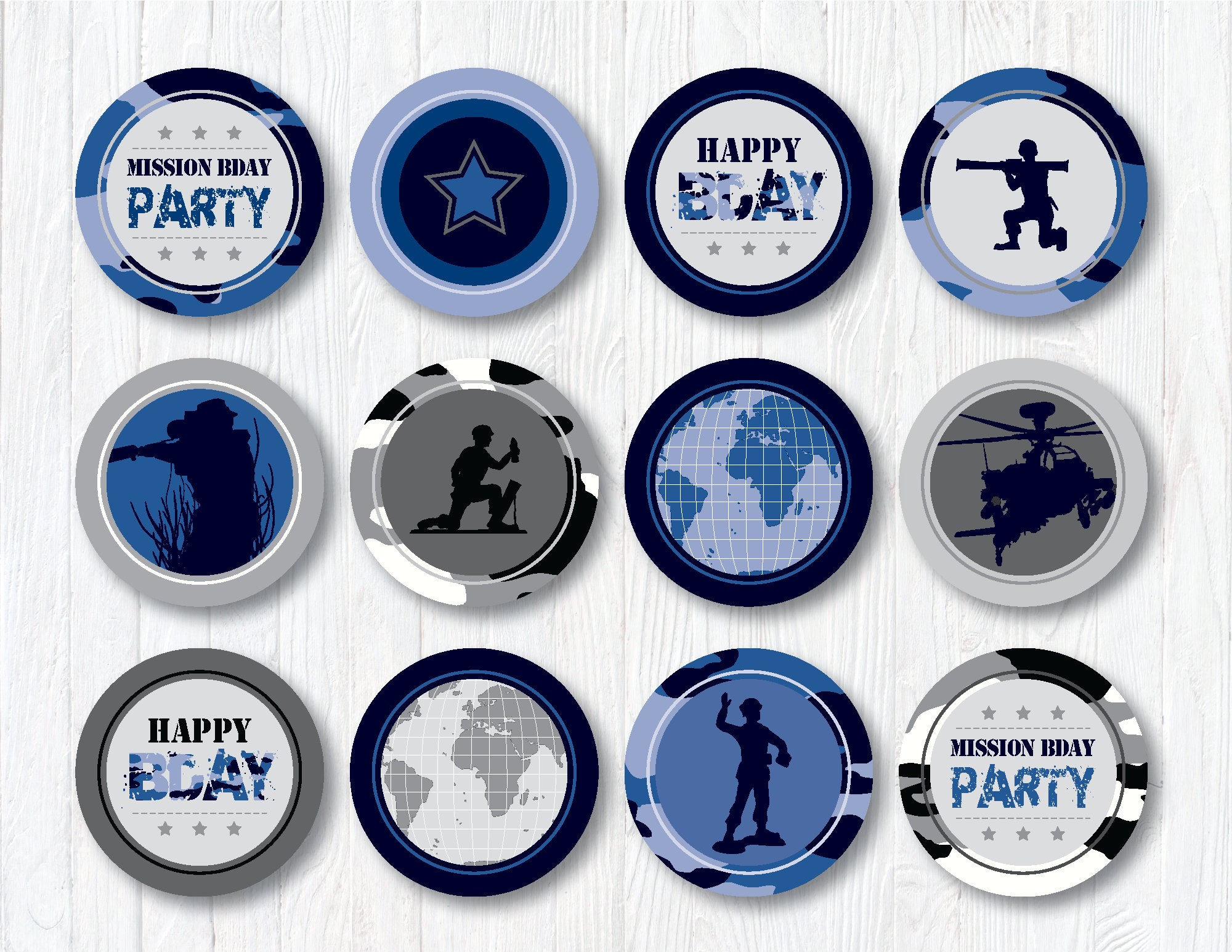Blue Camo Products  Mission Imprintables