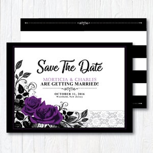 Two 'roses Intertwined' Theme printable Wedding - Etsy Canada