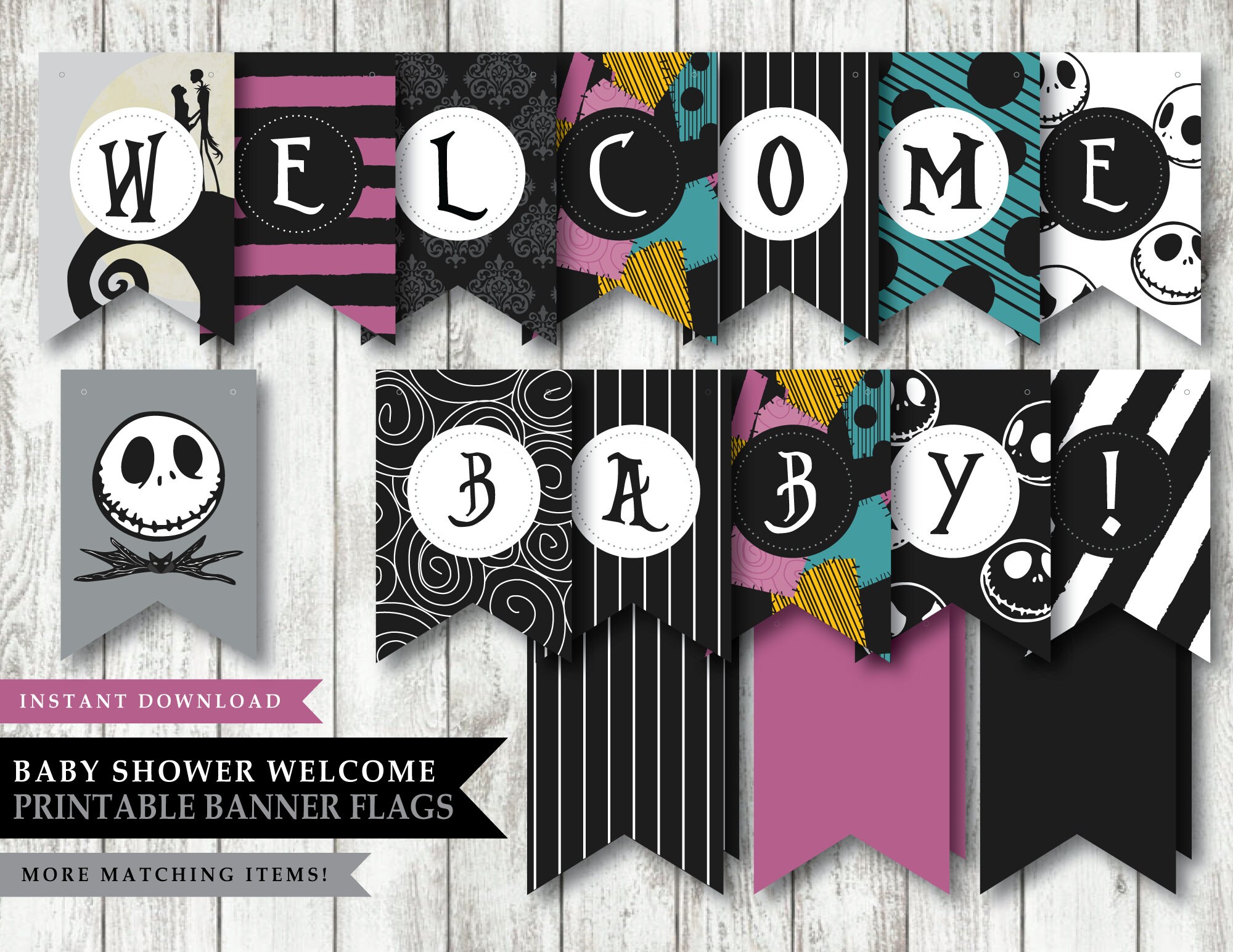 Nightmare Before Christmas 'Skellington Love' *Printable Welc…