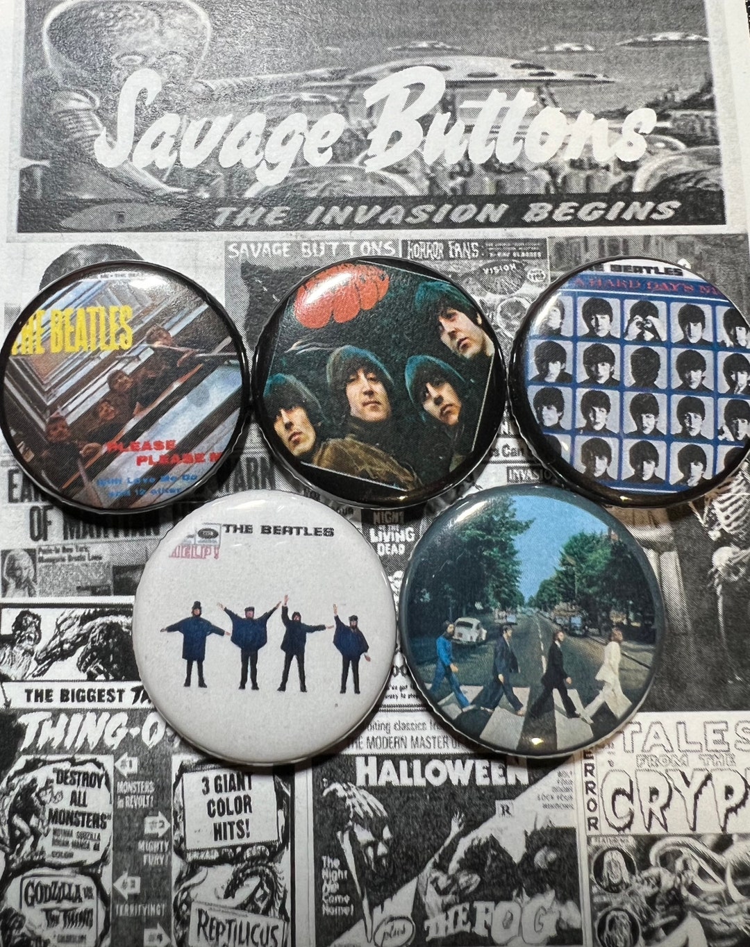 The Beatles （ビートルズ）Album Pin Collection The Beatles （ビートルズ）Album Pin Collection - メルカリ