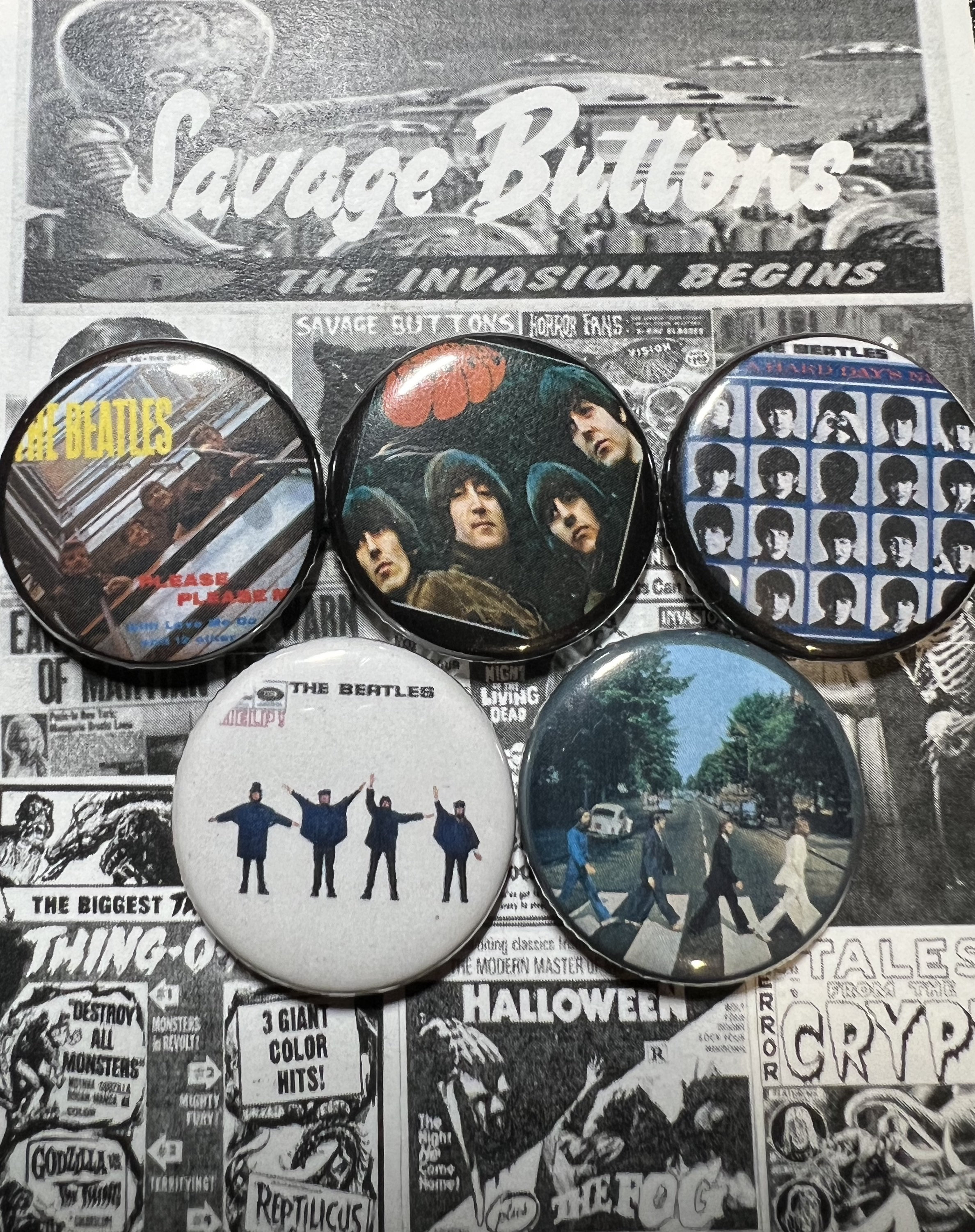 The Beatles （ビートルズ）Album Pin Collection - メルカリ
